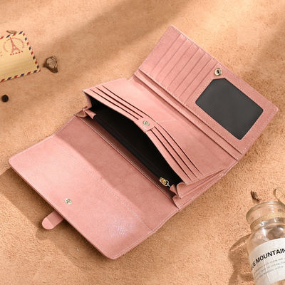 Cartera larga portátil de cuero de PU para hombres Smart Power Bank Cartera de monedas bolso para mujeres