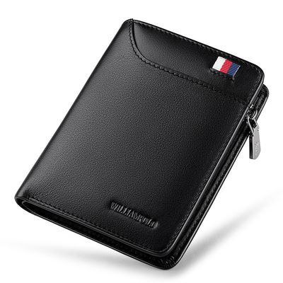 Cartera de hombre multifuncional de doble doble el diseño más moderno para hombres viajes y negocios