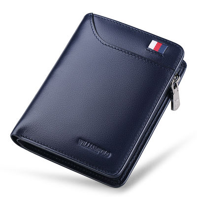 Cartera de hombre multifuncional de doble doble el diseño más moderno para hombres viajes y negocios