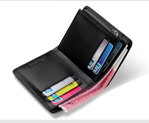 Cartera de hombre multifuncional de doble doble el diseño más moderno para hombres viajes y negocios