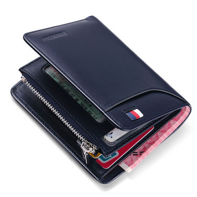Cartera de hombre multifuncional de doble doble el diseño más moderno para hombres viajes y negocios