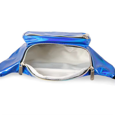 Unisex Holográfico Fanny Pack con cinturón ajustable para fiesta de viaje del festival Rave