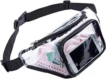 Paquete Fanny de PVC a prueba de agua exterior OEM / ODM perfecto para hombres y mujeres en movimiento