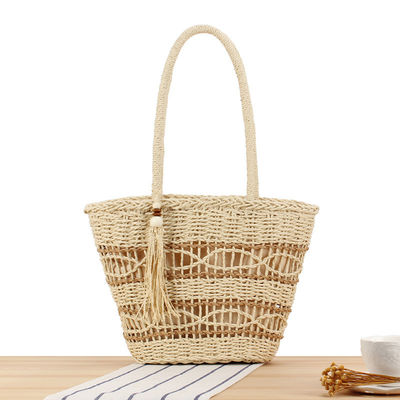 Color personalizado Moda de verano Bolso de playa Mujer Dama de paja Mensajero Bolsas de bolso Bolsas de hombro Bolsas de mano