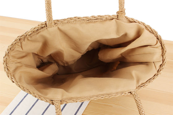 Color personalizado Moda de verano Bolso de playa Mujer Dama de paja Mensajero Bolsas de bolso Bolsas de hombro Bolsas de mano