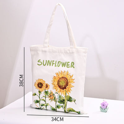 Logotipo personalizado Bolsa de lienzo 100% algodón para sus necesidades comerciales