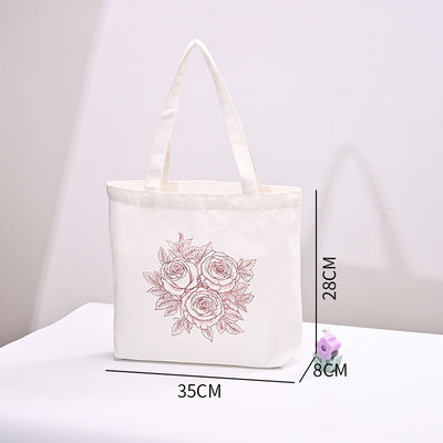 Logotipo personalizado Bolsa de lienzo 100% algodón para sus necesidades comerciales