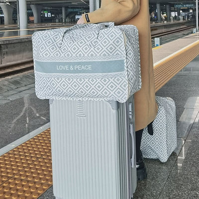 Bolso de almacenamiento de lino de algodón para ropa de moda de género neutro
