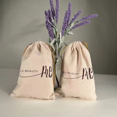 Bolso de algodón con cuerda de tracción personalizado para bolso escolar