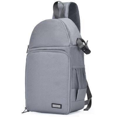 Bolsa de mochila portátil de cámara impermeable con logotipo personalizado para lentes y accesorios de cámara DSLR