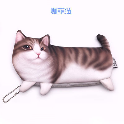 Cortometraje 3d Cartera de gatos 2022 Carita de animales Moneda de bolso para las necesidades de los niños