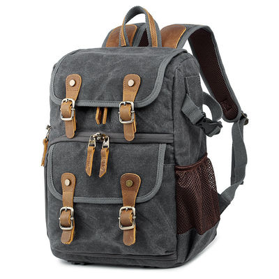Bolsa de cámara de logotipo personalizada ecológica Mochila para réflex digital y portátil en color personalizado