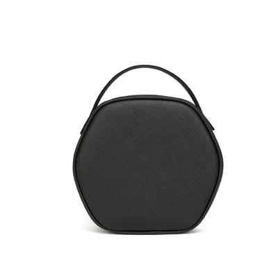 Cuero PU transparente Logotipo personalizado maquillaje de belleza Bolso cosmético de viaje Cosméticos convenientes