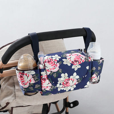 Bolso de pañal diario práctico Bolso colgante con huellas de animales y gran almacenamiento
