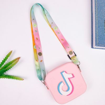Mini bolsas cuadradas de jalea para niñitas bolso de monedas de moda y funcional incluido