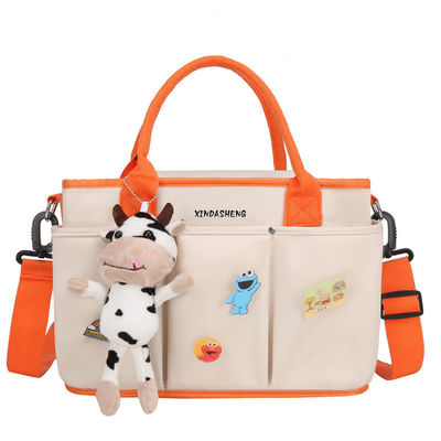 Bolso de pañales multifuncional para mamá o papá Tipo de patrón sólido y color personalizado
