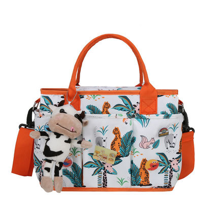 Bolso de pañales multifuncional para mamá o papá Tipo de patrón sólido y color personalizado