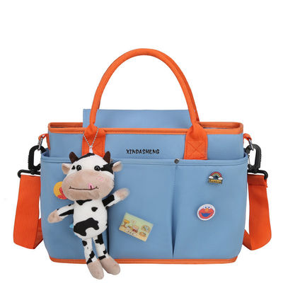 Bolso de pañales multifuncional para mamá o papá Tipo de patrón sólido y color personalizado