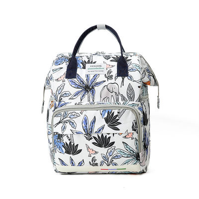 Material principal de la moda para viajes Papel higiénico de poliéster resistente al agua Mochila de mochila para mamá