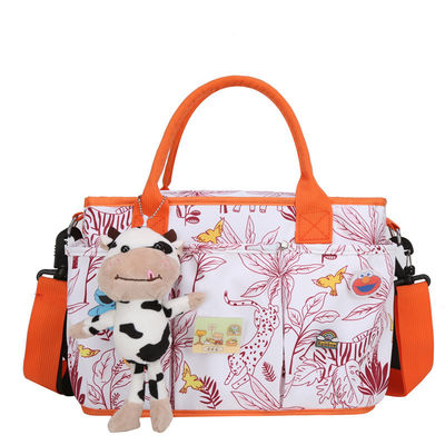 Bolso de pañales multifuncional para mamá o papá Tipo de patrón sólido y color personalizado