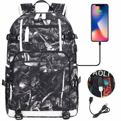 Mochila personalizada para niños y niñas de moda con puerto USB de carga
