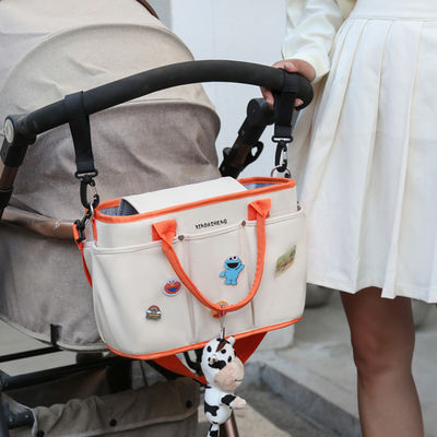 Bolso de organizador de color personalizado para pañales y artículos esenciales