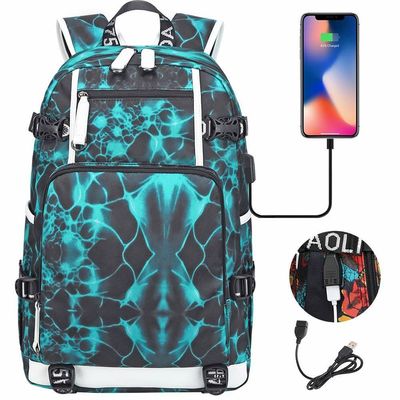 Mochila personalizada para niños y niñas de moda con puerto USB de carga