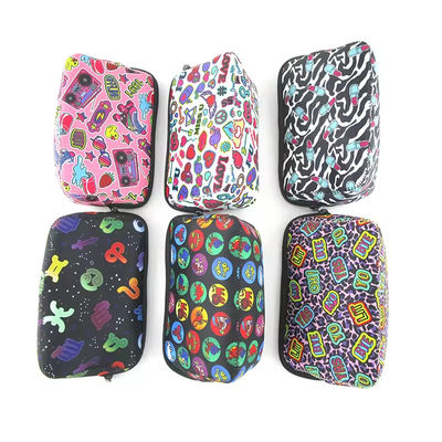Logotipo personalizado Neoprene Sublimación Cosmética Bolsa de maquillaje bolsas para las mujeres bolsos de mano