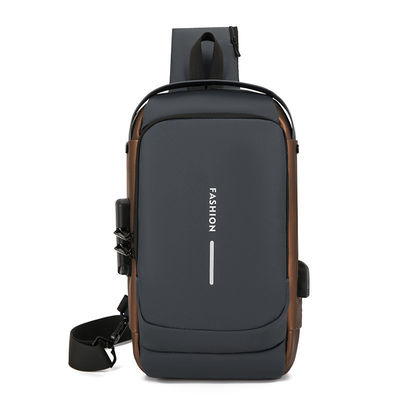 Bolso de mensajería para hombres a prueba de agua y antirrobo para oficinas casuales fuera o citas