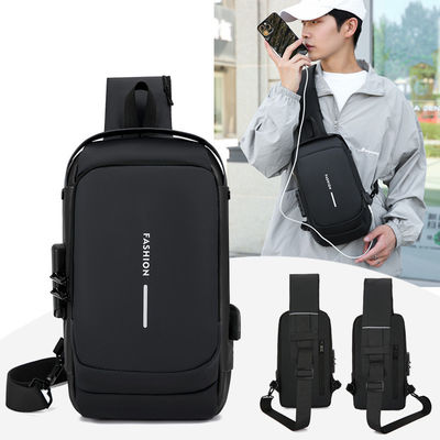 Bolso de mensajería para hombres a prueba de agua y antirrobo para oficinas casuales fuera o citas