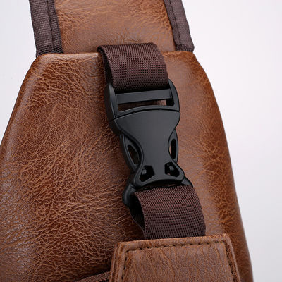 Bolso de mensajería de cuero PU impermeable de color personalizado para oficina de hombres maletines pequeños