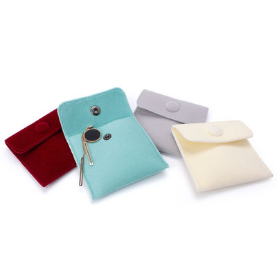 OEM/ODM aceptable bolsas de joyería de microfibra bolsas de pendientes con logotipo personalizado para recién llegados