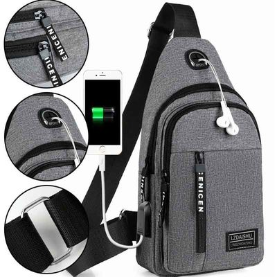 Bolso de mensajería de logotipo personalizado versátil Ideal para oficinas casuales de hombres o salidas de citas