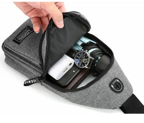 Bolso de mensajería de logotipo personalizado versátil Ideal para oficinas casuales de hombres o salidas de citas