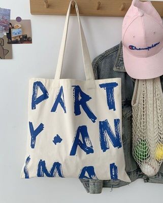 Más nuevo estilo de moda mujer de un hombro simple OEM impresión bolsa de compras para mujeres