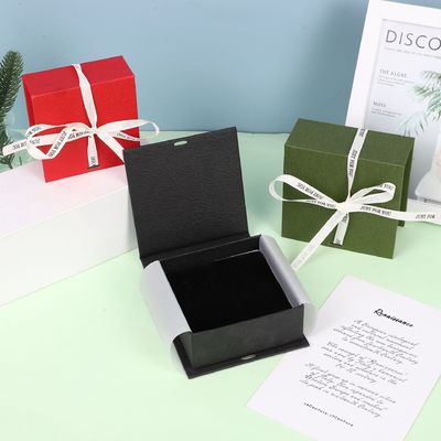 Envasado de joyas de color personalizado caja de papel de regalo corredera para maquillaje cosmético