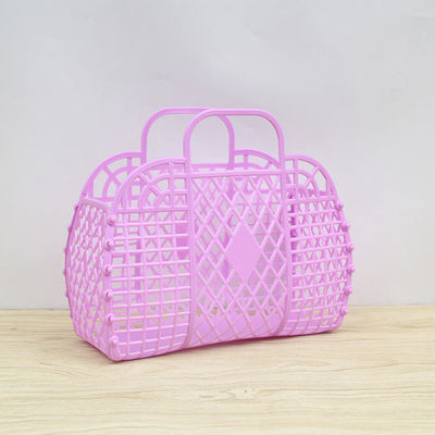 Bolso de playa para niños Bolso de regalo reutilizable con cierre abierto Bolso de plástico para niñas y más