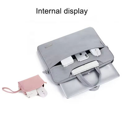Bolso portátil de 13-16 pulgadas personalizado de color portátil de mensajería para el trabajo y los viajes