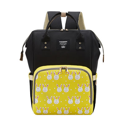 Mochila de estilo conveniente Mochila de bebé con bolso de pañal de mamá con material resistente al agua