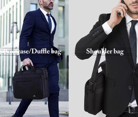 Bolso suave personalizado de hombre Bolso de mensajero para oficina de negocios Abogado