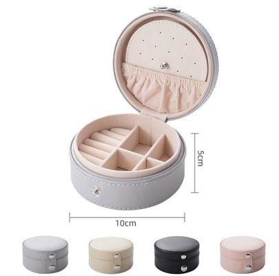 Caja de joyería de veludo de viaje de joyería de caja organizador con color personalizado para beneficio