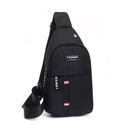 Bolsa de cintura unisex para jóvenes Mochila pequeña para deportes Tendencia Bolsa de mensajería de hombro único de color sólido