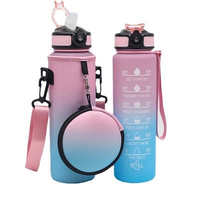 Frío de botella de agua de neoprene con cinturón y bolsa ajustables