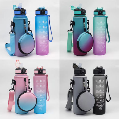 Frío de botella de agua de neoprene con cinturón y bolsa ajustables