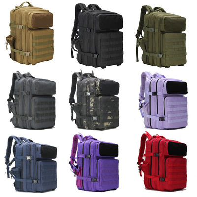 Mochila de supervivencia táctica grande para la vida diaria y función de compartimiento interior