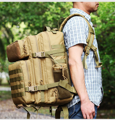 Mochila de supervivencia táctica grande para la vida diaria y función de compartimiento interior
