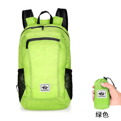 Cerradura de cuerdas Mochila ligera impermeable para hombres y mujeres Viajes de senderismo