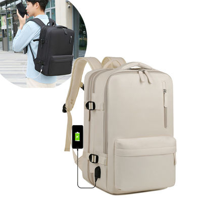OEM/ODM acepta mochila portátil de viaje funcional con carga USB