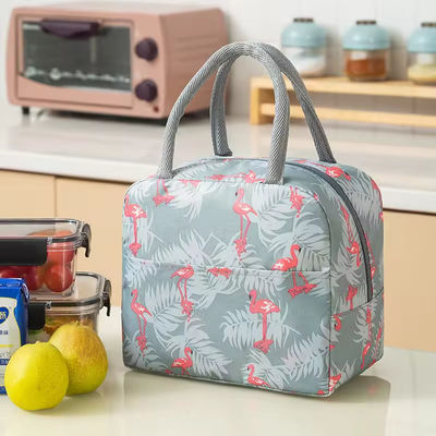 Acceptable OEM/ODM bolsa de refrigeración aislada de papel de aluminio resistente al agua para la caja de comida para llevar