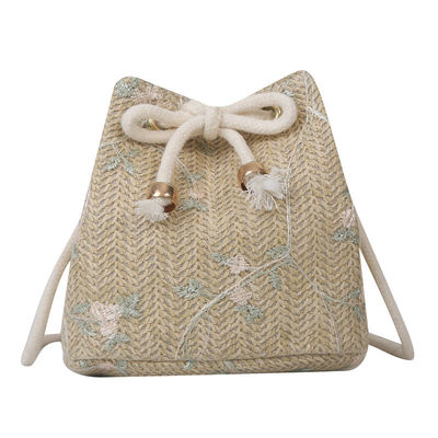 Bolso de paja con hombro cruzado en color personalizado para los amantes de la moda